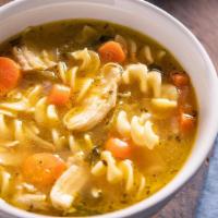 Aguadito De Pollo · Cilantro chicken+rice soup