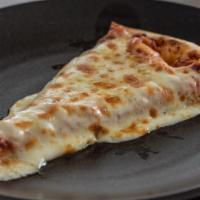 Cheese Pizza Slice · Classic fresh baked cheese pizza.