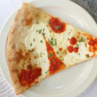 Margherita Pizza (8 Slices) · Fresh mozzarella cheese, tomato sauce and basil.