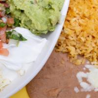 Mexican Rice & Refried Beans · 