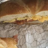 Taylor, Egg & Cheese Sandwich · Made with two grade a extra-large eggs.