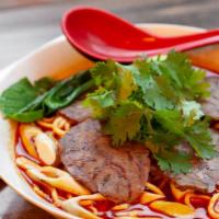 Szechuan Beef Noodle Soup · Spicy. Recommended.
