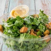 Ceasar Salad · Lettuce, Parmesan cheese, croutons, Ceasar dressing.