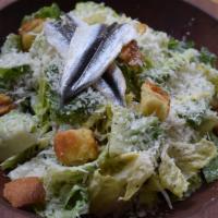 *Caesar Salad · parmigiano-reggiano , focaccia croutons