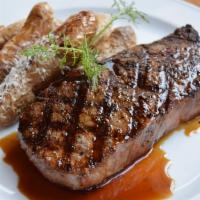 *Prime New York Strip Steak · yukon gold whipped potatoes