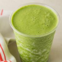Green Monster Combo Smoothie · Broccoli, green apple, celery, pineapple, ginger, aloe vera, spinach, cucumber, kale, romaine.