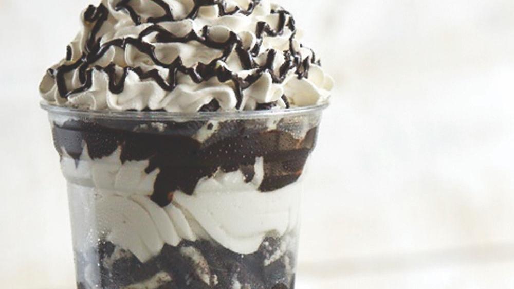 Sundae Dasher®  · Made with soft serve ice cream with multiple layers of thick sauces and sweet toppings. .
