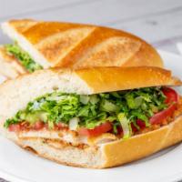 Chicken Cutlet Hero · Lettuce Tomato and Mayo
