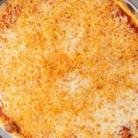 Classic Ny Cheese Pizza · Classic round, thin crust pizza with grande mozzarella cheese and tomato sauce.