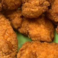 4 Chicken Tenders · Our homemade made chicken tenders served with honey mustard.
