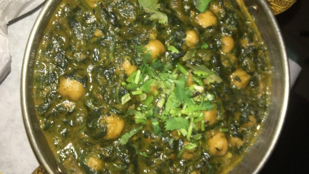 Channa Saag · Most popular. Chickpeas cooked spinach.