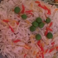 Rice · Basmati saffron rice.