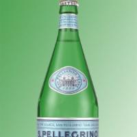San Pellegrino · Small bottle.