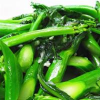 Scalded Chinese Broccoli/ 白灼芥蓝苗 · 