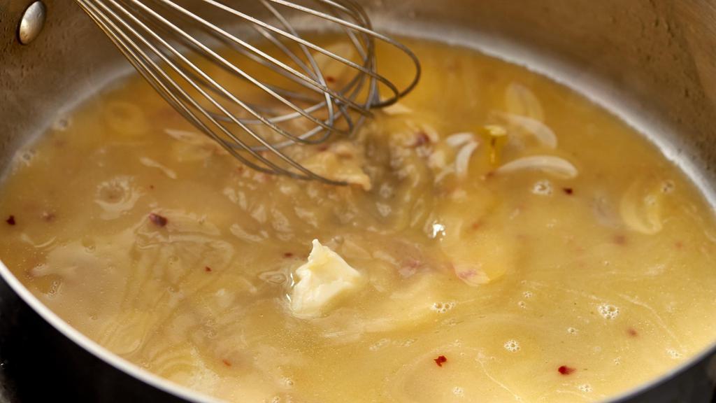 Pasta With Premium Scampi Sauce · Lemon juice, chardonnay white wine, garlic, thyme, butter, 5 months aged Parmesan cheese, parsley. Served with fresh bread, choice of optional protein and vegetable add ons.