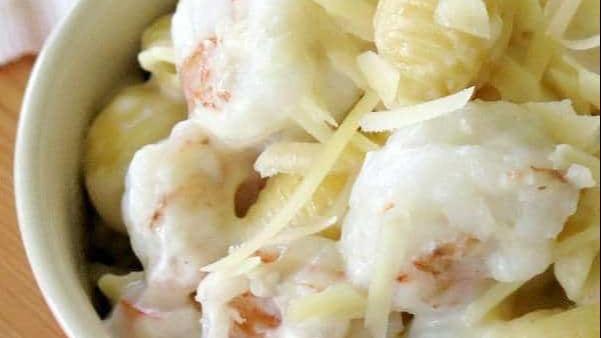 Shrimp Mac · Shell pasta mixed w/ chef's special cheese blend, Marinated wild gulf shrimps topped with parsley. Not your regular mac and cheese. Find out why we won the mac and cheese contest. Shell pasta mixed with chefs special blend.