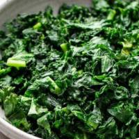 Sauteed Kale Side · Sauteed with garlic, shallots and olive oil.