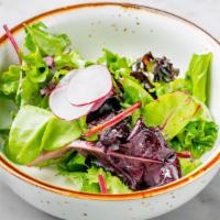 Mesclun Salad · Small mesclun salad. Vegetarian.