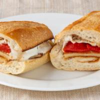 The Central Park Sandwiches · Served with fresh mozzarella and bruschetta.
