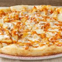 Chicken Pizza · Parmigiana, BBQ, marsala, francese, Buffalo style, thai chili and chicken bacon ranch.
