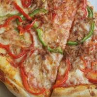 Sausage, Peppers & Onions Pizza · 