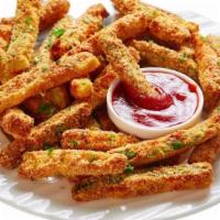 (3)Fried Zucchini Sticks · 