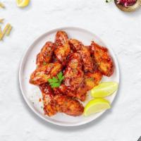 Honey Cookout Bbq Wings · Fresh chicken wings breaded, fried until golden brown, and tossed in honey and barbecue sauc...