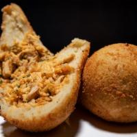 Coxinha · Chicken fried snack.