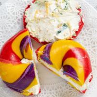 Bagel With Flavored Cream Cheese · 