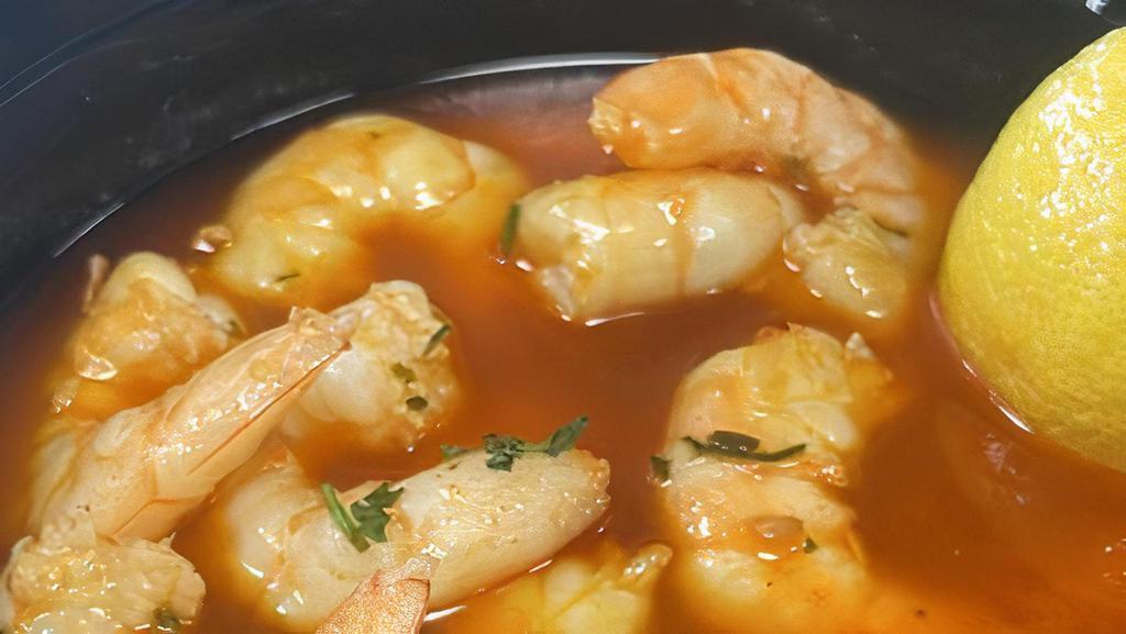 App Shrimpo And Garlic Sauce · shrimp sauteed in paparika , garlic white wine and piri-piri