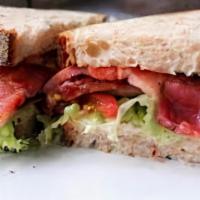 B.L.T. Sandwich · Bacon with lettuce and tomato.