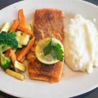 Broiled Filet Of Sole · With lemon butter sauce. Served with potato & vegetables