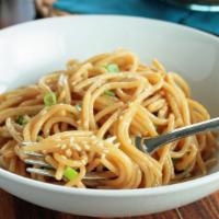 Hot Noodle With Sesame Sauce · Hot and spicy.
