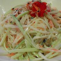 Kani Salad · Crabmeat, mayo, cucumber with masago