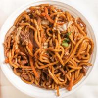 Beef Lo Mein · Soft noodles and no rice.