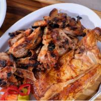 Half Chicken And Chicken Hawaiian Bbq · 