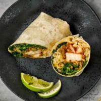 Salt & Pepper Shrimp Burrito · Create your S&P Shrimp burrito with simply seasoned shrimp, your choice of Tributo toppings ...