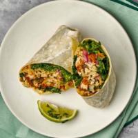 Al Pastor Chicken Burrito · Create your Al Pastor Chicken burrito with all natural chicken, your choice of Tributo toppi...