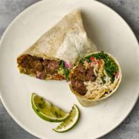 Carne Asada Burrito · Create your Carne Asada burrito with all-natural flank steak, your choice of Tributo topping...