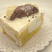 Cannoli Cake Slice · 