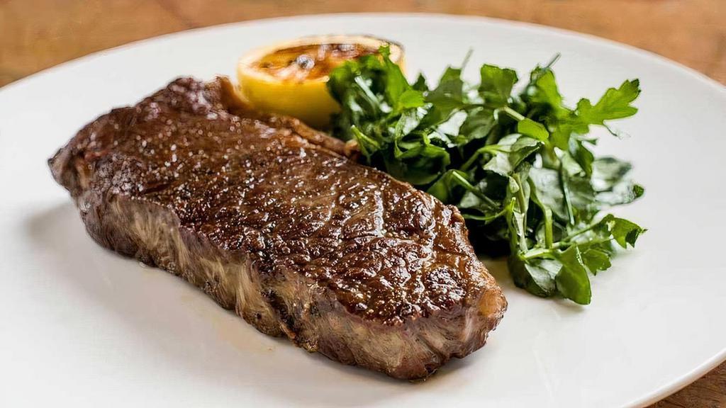 Tagliata · 16 oz. strip steak, cipollini marmellata, potato gratin