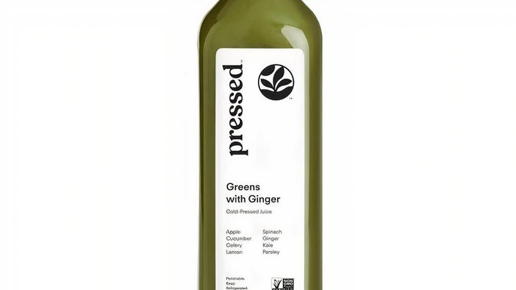Greens With Ginger · Looking for a green juice with a little zing? A touch of ginger adds the perfect amount of pizazz to this balanced green juice made with all the goodness of leafy greens plus apple & lemon.