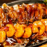 Shrimp And Beef Teriyaki · 