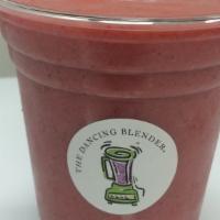 Afternoon Delight™ · Strawberry, banana, apple, kiwi, soymilk. 16oz