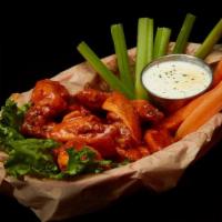 Teriyaki Wings - Boneless · Classic boneless wings oven-baked, topped with Teriyaki sauce, cooked to order and perfectly...