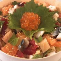 Chirashi Bowl
 · Chef's fish selection on our Haiga sushi rice.