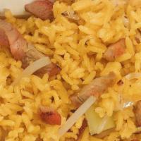 Roast Pork Fried Rice 叉烧饭 · 