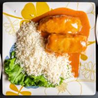 Stuffed Cabbage Meal · Stuffed Cabbage, side dish, choice of salad.