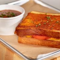 Grilled Cheese + Butternut Squash Soup · 