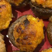 Stuffed Mushrooms · Homemade and baked to perfection!